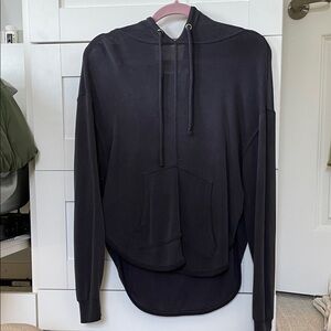 Free People Movement Black Hooded Sweatshirt